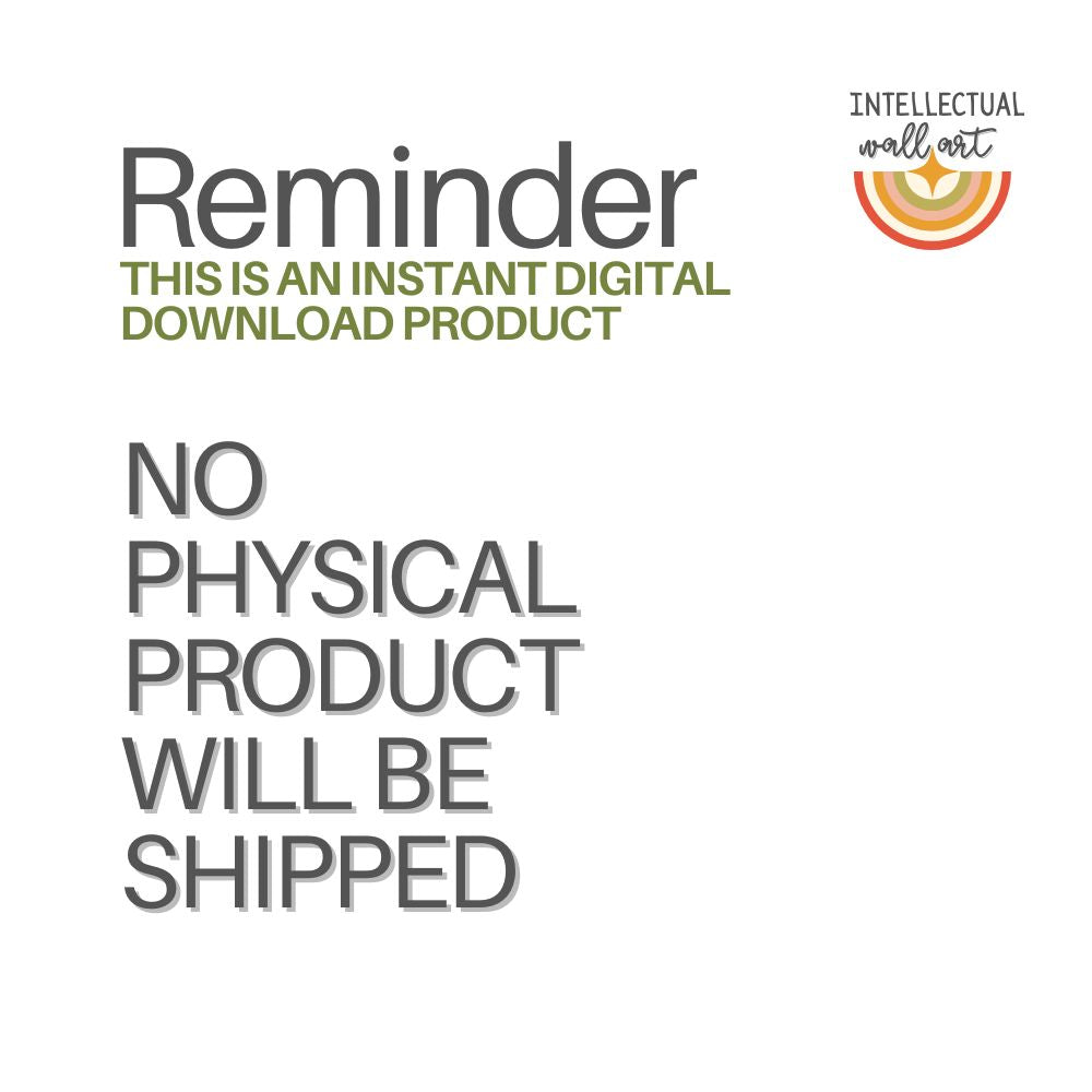Reminder that this is a digital download product – no physical product will be shipped