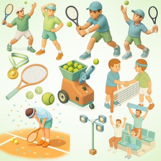 Tennis Clipart – 52 Sports PNG Files – Tennis Players, Rackets, Courts & Game Graphics