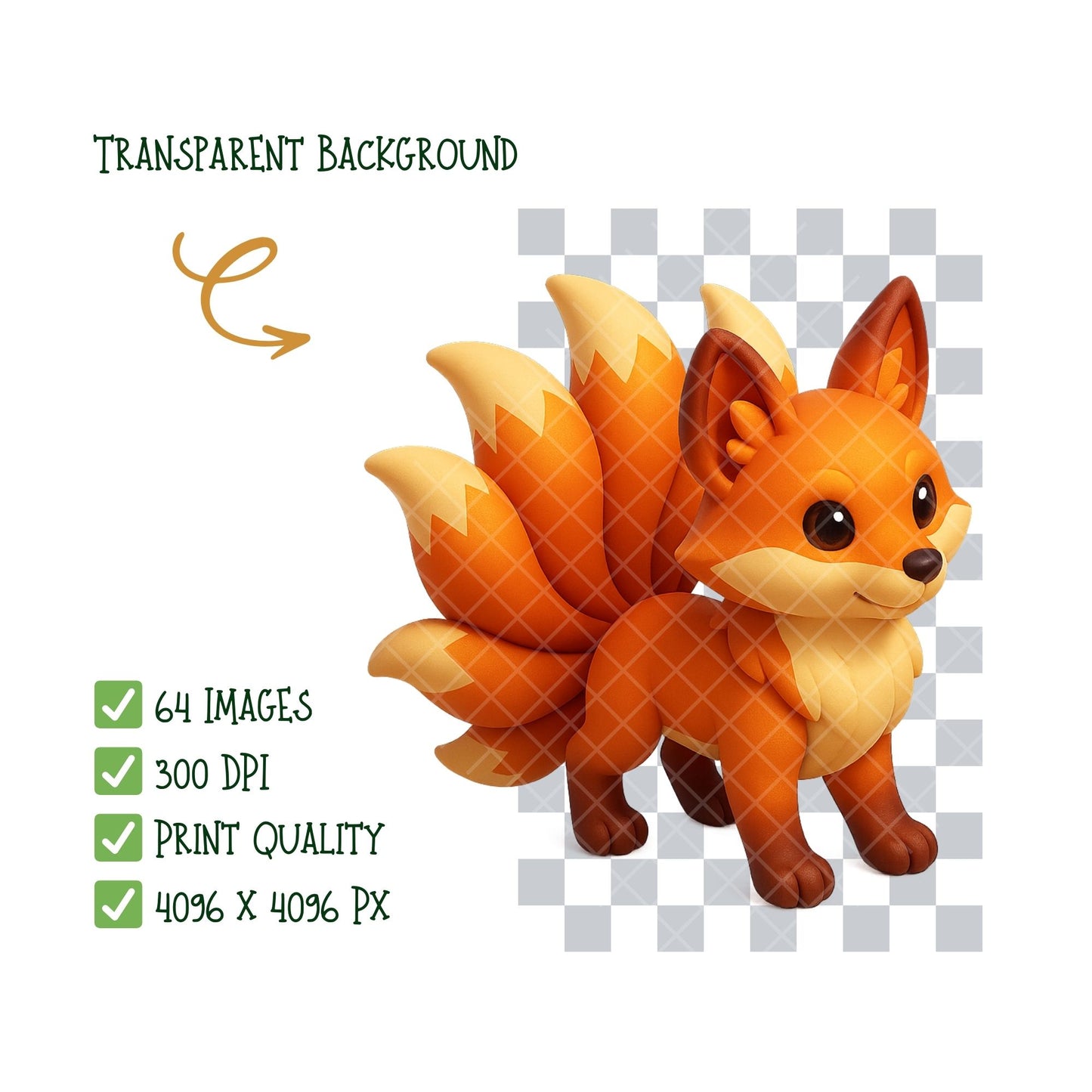 Mythical Creatures Clipart, Fantasy Beasts PNG Bundle, Dragons Unicorns Phoenix Griffins, 3D Fantasy Art (64 PNG)