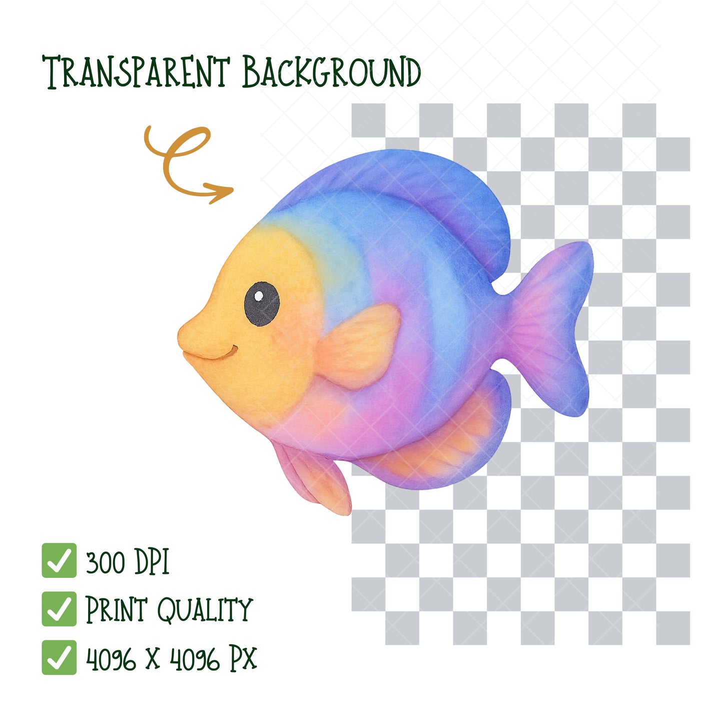 Sea Animals Clipart Bundle | Ocean Friends PNG | Cute Marine Life Watercolor | Under the Sea Kids Clipart | Coral, Pirate Ship, Beach Art