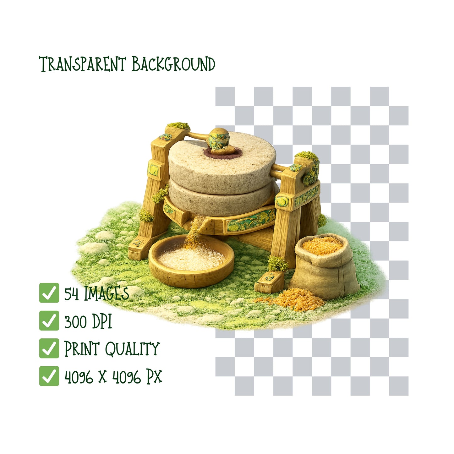 Celtic Civilization 3D Clipart PNG Bundle – 54 Ancient Europe History & Culture Graphics for Classroom