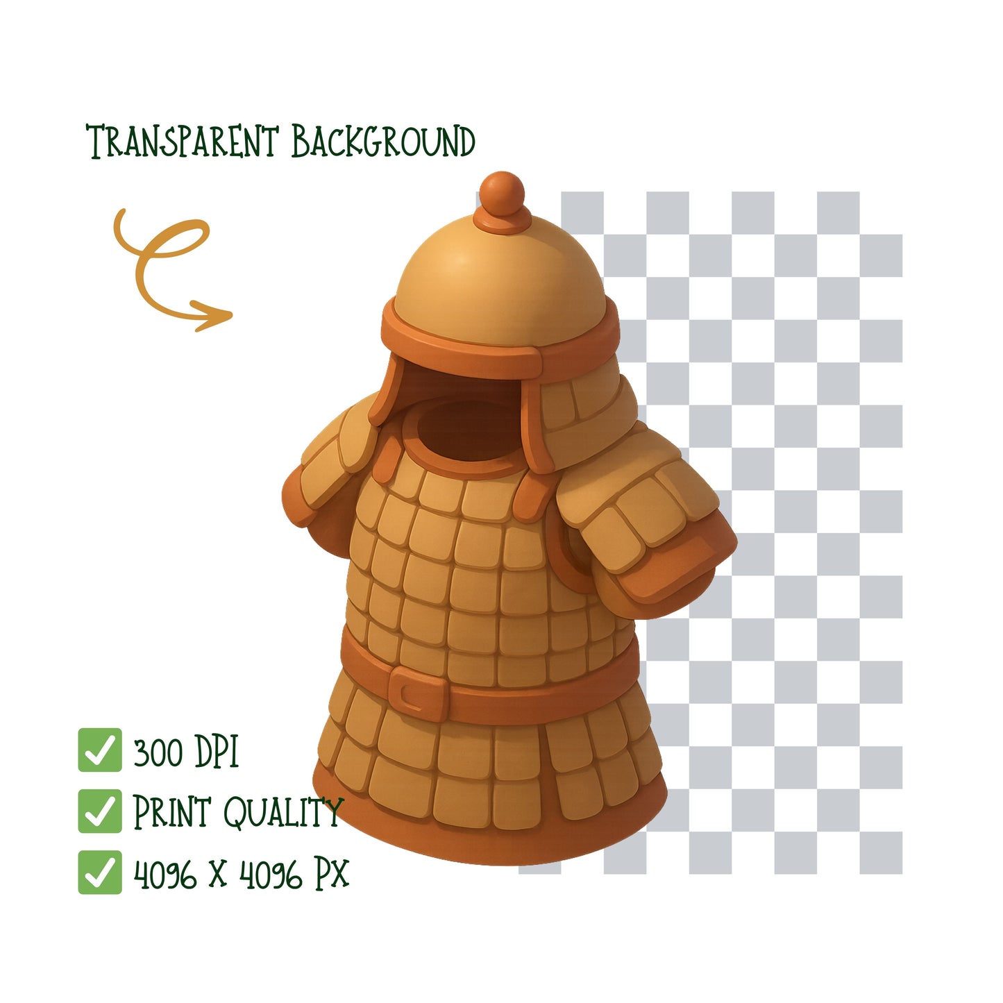 Mongol Empire 3D Clipart – 54 PNG Ancient Civilization Illustrations for History Lessons & Education