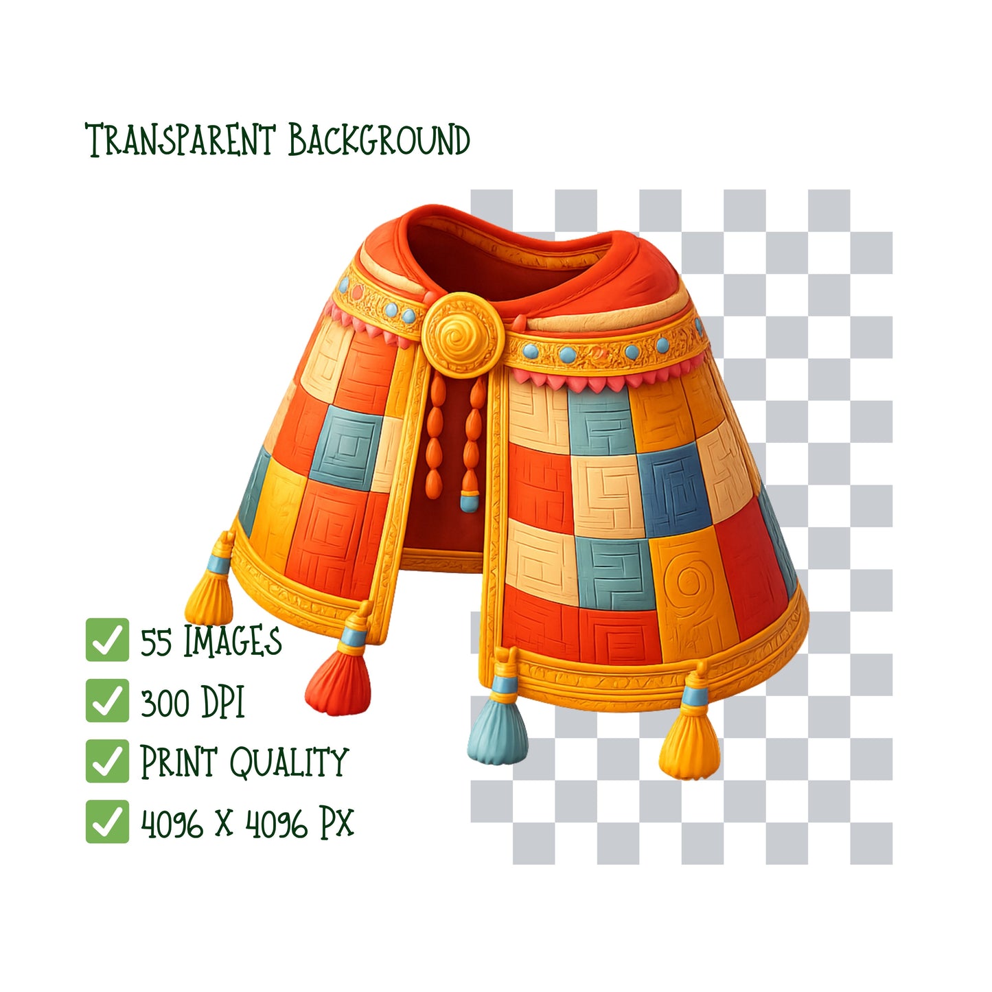 Inca Empire Clipart Bundle – 55 Ancient History 3D PNG Files for Classroom, Crafts & Education