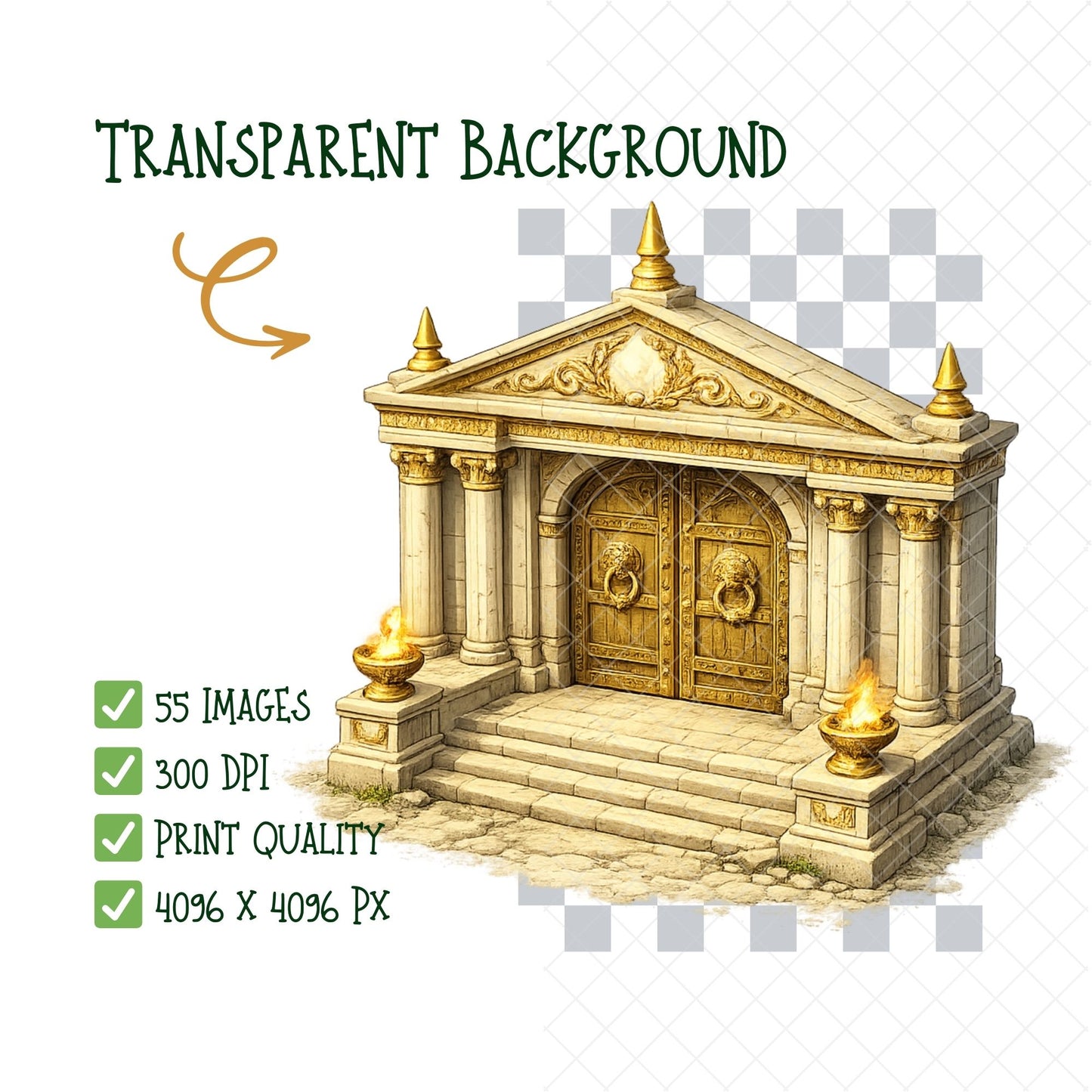 Ancient Rome 3D Clipart PNG Bundle – 55 Roman Empire Soldiers, Colosseum & History Graphics