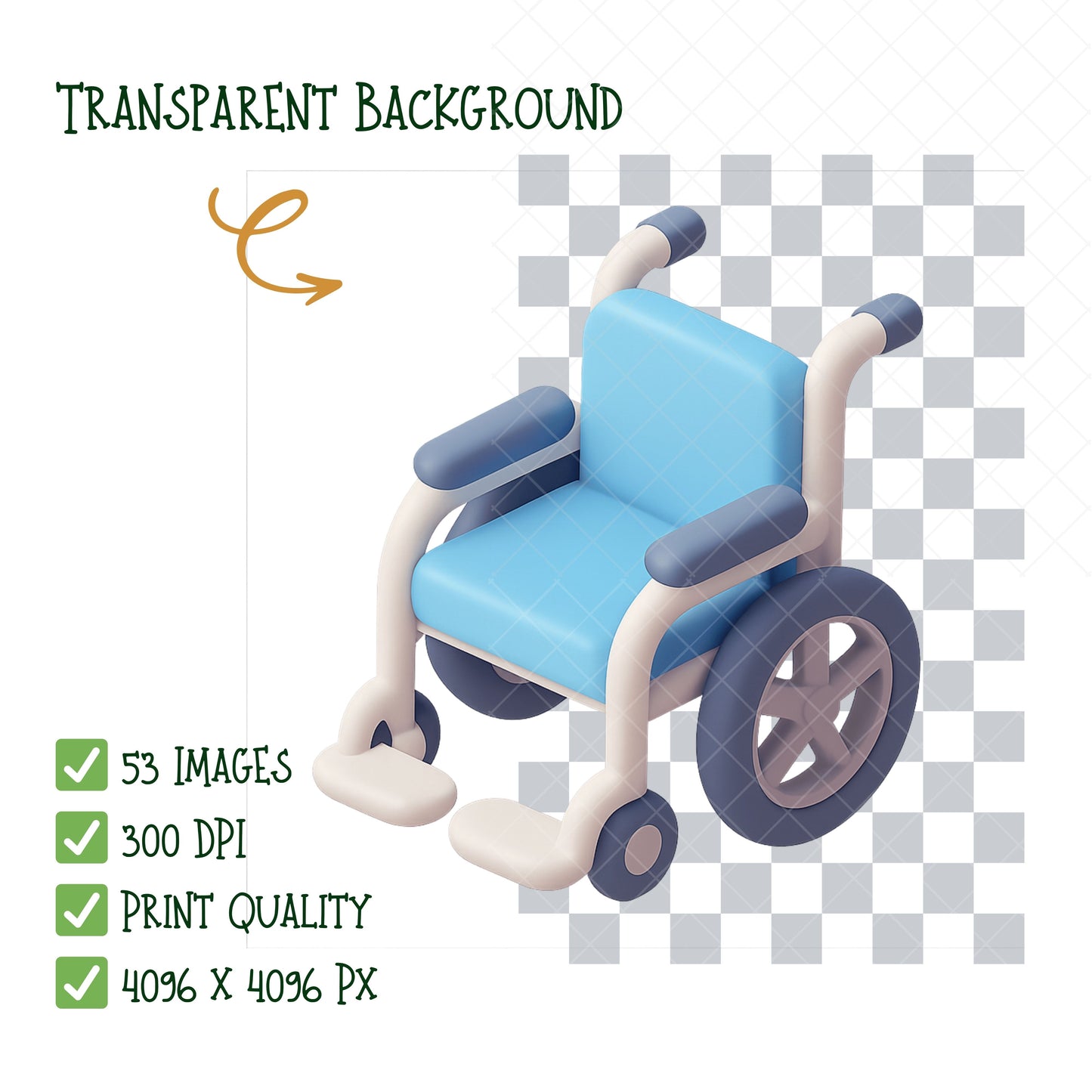 Medical Staff Clipart PNG Bundle – 53 Cute Hospital, Nurse & Doctor Graphics (Digital Download)