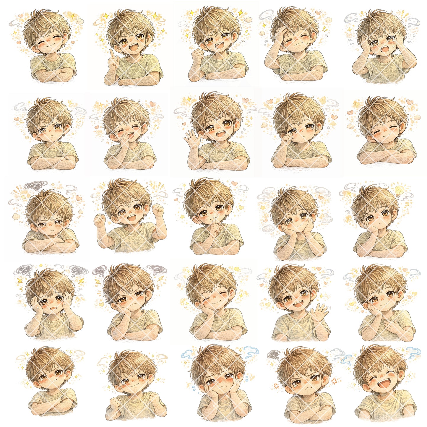 Emotion Faces for Kids Clipart – 55 PNG | SEL Feelings, Classroom Posters, Behavior & Emotion Charts